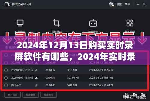 2024年实时录屏软件购买指南,精选推荐、案例解析与购买建议