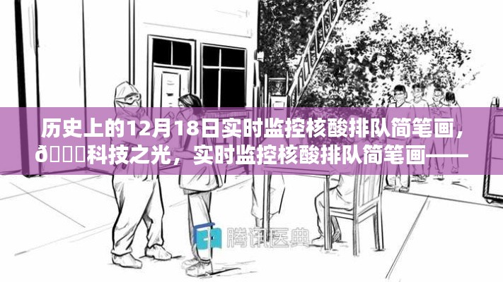 历史上的12月18日,科技之光下的实时监控核酸排队简笔画与新品揭秘
