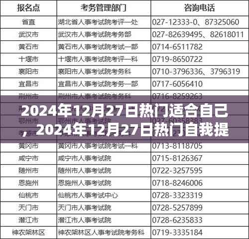2024年12月27日自我提升指南,发掘独特优势,热门自我提升路径