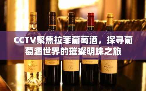 CCTV聚焦拉菲葡萄酒,探寻葡萄酒世界的璀璨明珠之旅