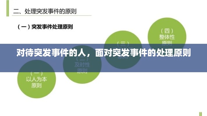 对待突发事件的人,面对突发事件的处理原则