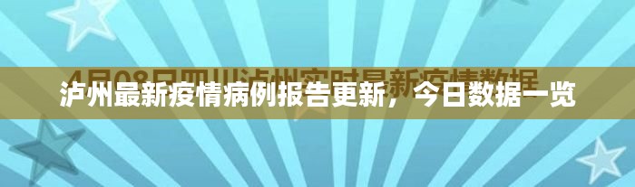 泸州最新疫情病例报告更新,今日数据一览