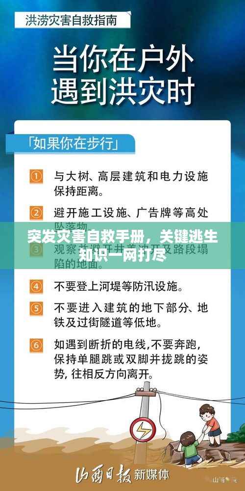 突发灾害自救手册,关键逃生知识一网打尽