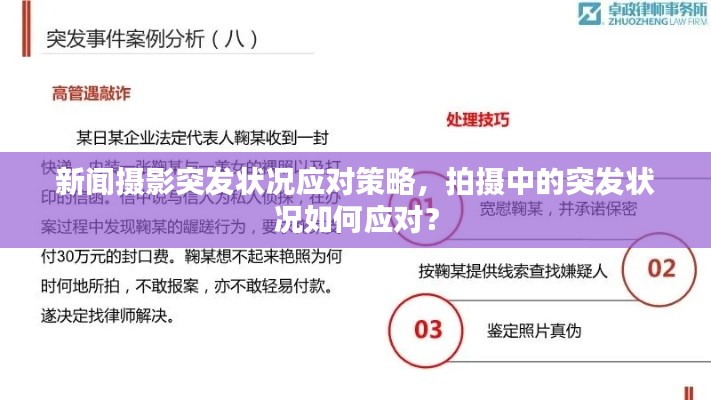 新闻摄影突发状况应对策略,拍摄中的突发状况如何应对?